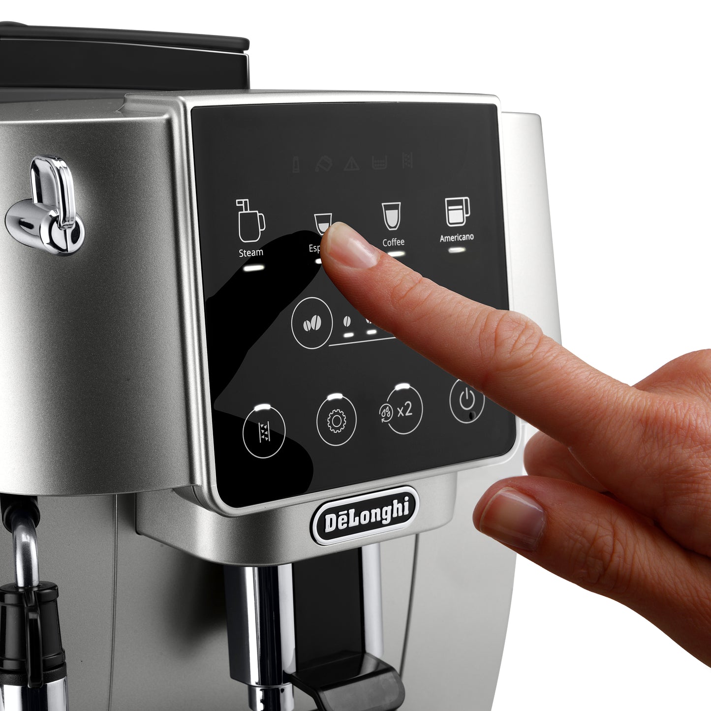 Máquina de Café Automática DeLonghi Magnifica Start ECAM22022SB con Espumador de Leche