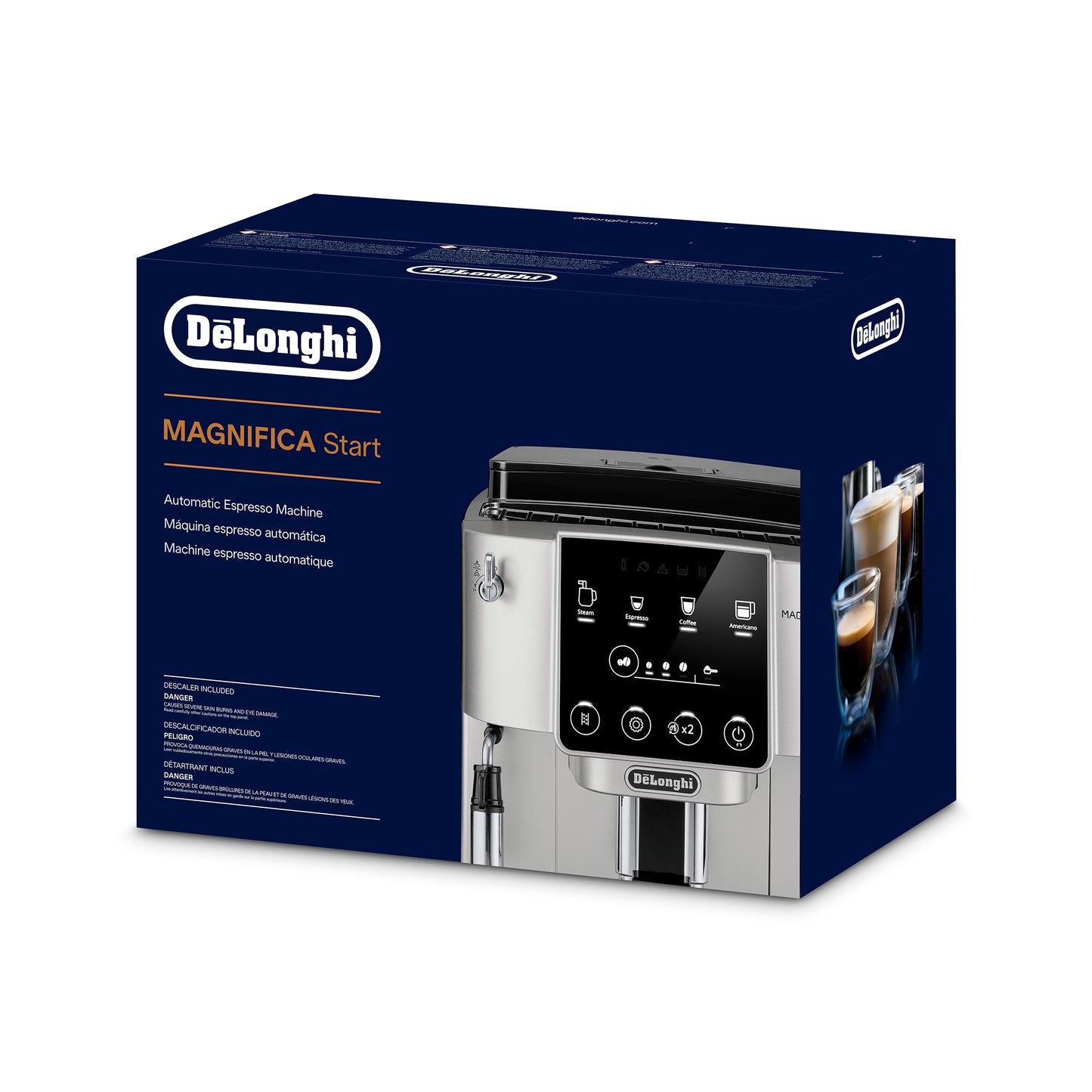 Máquina de Café Automática DeLonghi Magnifica Start ECAM22022SB con Espumador de Leche