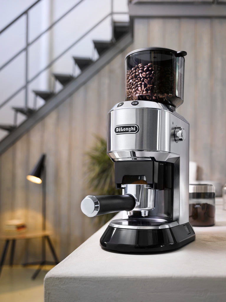 Molino de Café De'Longhi Dedica KG521M | Muelas cónicas de acero y 18 niveles de molienda